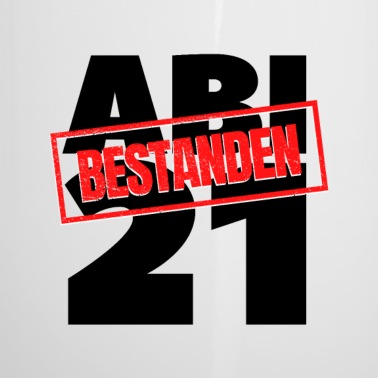 Abschluss Emaille Tasse - Abi 21 Abitur 2021 Bestanden Abschluss Abiball Fun