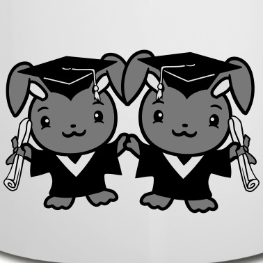 Abschluss Emaille Tasse - 2 freunde team gewinner college abschluss bestande