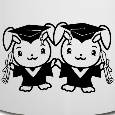 Abschluss Emaille Tasse - 2 freunde team gewinner college abschluss bestande