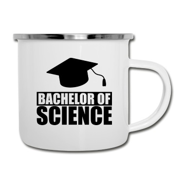 Abschluss Emaille Tasse - Bachelor Abschluss Uni Student Geschenk