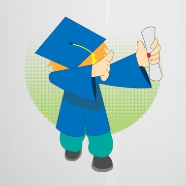 Abschluss Emaille Tasse - Lustiges betupfendes Abschluss-Shirt-Geschenk