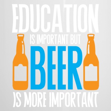 Abschluss Emaille Tasse - Bier Lehrer Bildung Lehrerin Schule Uni Abschluss