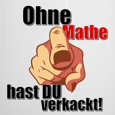 Abschluss Emaille Tasse - Lehrer Spruch Mathe Geschenk Abschluss Spruch