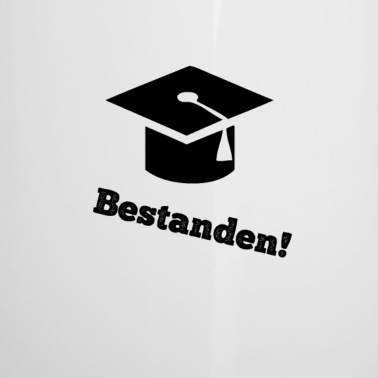 Abschluss Emaille Tasse - Prüfung Abschluss bestanden Doktorhut Doktor Hut