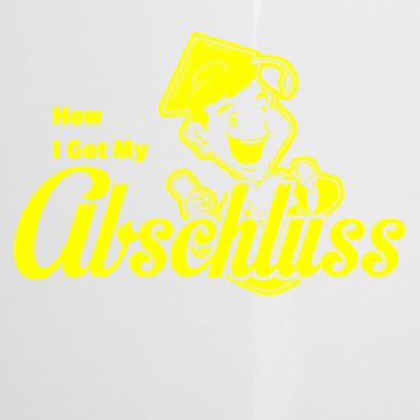 Abschluss Emaille Tasse - HOW I GOT MY ABSCHLUSS Yellow