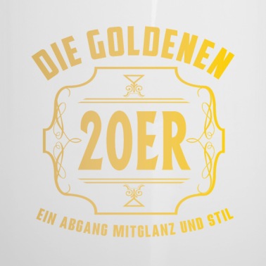 Abschluss Emaille Tasse - Die goldenen 20er Gatsby Party Abschluss Geschenk