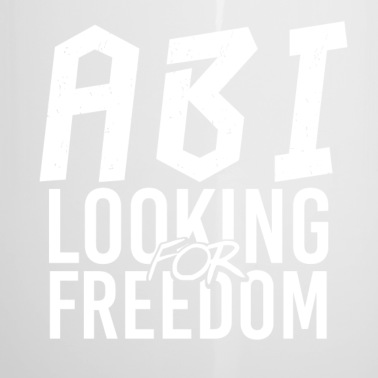 Abschluss Emaille Tasse - Abi Abitur Abschluss Geschenk Shirt Abimotto