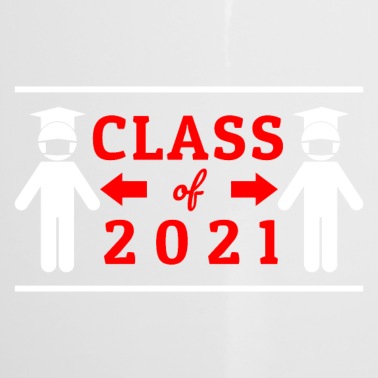 Abschluss Emaille Tasse - Abschluss Class of 2021 Senior Geschenkidee