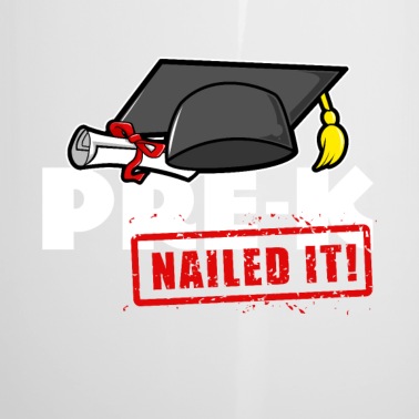 Abschluss Emaille Tasse - Pre-K - genagelt! Abschluss Geschenk