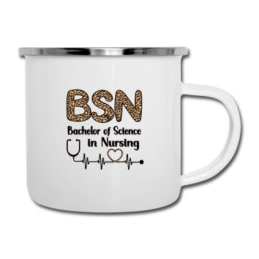 Abschluss Emaille Tasse - Bachelor Of Nursing Krankenschwester Abschluss