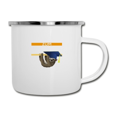 Abschluss Emaille Tasse - Lustiges Bachelor T-Shirt I Abschluss Geschenk