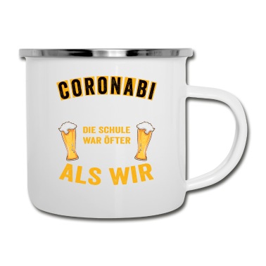 Abschluss Emaille Tasse - Abi Abitur 2021 Prüfung Abschluss Abiertur SchuleA