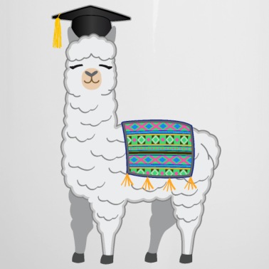 Abschluss Emaille Tasse - Bachelor Master Studium Abschluss Lama Alpaka