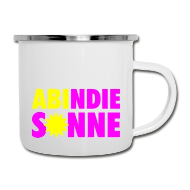 Abschluss Emaille Tasse - Abitur Abi Urlaub Schulabschluss Abschluss pink