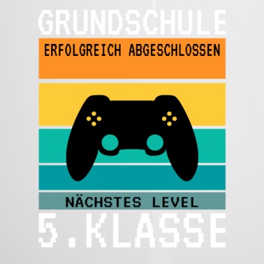 Abschluss Emaille Tasse - Grundschule Gymnasium Gaming 5. Klasse Abschluss