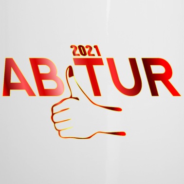 Abschluss Emaille Tasse - ABITUR 2021 DAUMEN HOCH VIEL ERFOLG ABI ABSCHLUSS