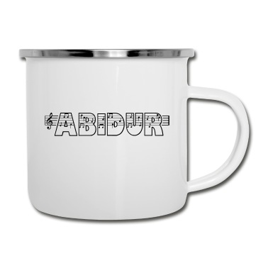 Abschluss Emaille Tasse - Abitur Musik Abi LK Schulabschluss Abschluss v