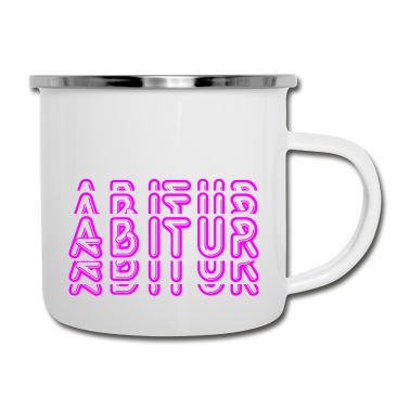 Abschluss Emaille Tasse - Abitur Abi Party Schulabschluss Abschluss stret pi