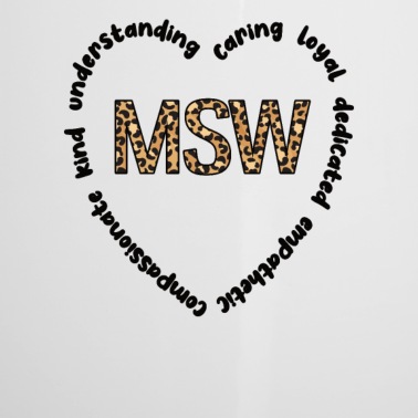 Abschluss Emaille Tasse - Master Social Work Abschluss Soziale Arbeit MSW