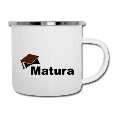 Abschluss Emaille Tasse - abi7