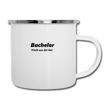 Abschluss Emaille Tasse - Bachelor frisch aus der uni