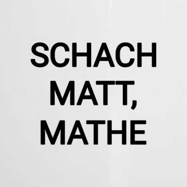 Abschluss Emaille Tasse - Schach Mathe Schule Sportlich