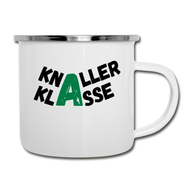 Abschluss Emaille Tasse - Abschlussklasse Knaller Klasse