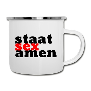 Abschluss Emaille Tasse - Staatsexamen