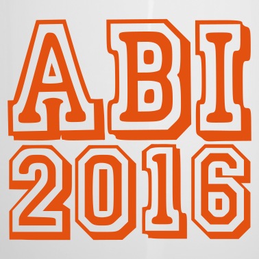 Abschluss Emaille Tasse - Abi 2016