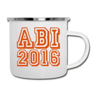 Abschluss Emaille Tasse - Abi 2016