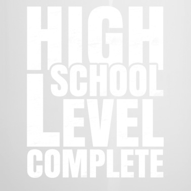 Abschluss Emaille Tasse - HIGH SCHOOL LEVEL COMPLETE