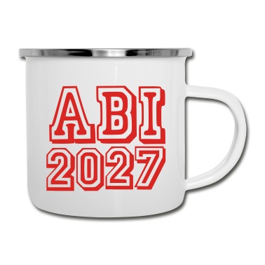Abschluss Emaille Tasse - Abi 2027 - Baby