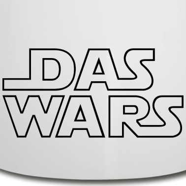 Abschluss Emaille Tasse - DAS WARS