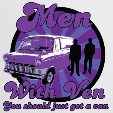 Abschluss Emaille Tasse - Männer mit Ven