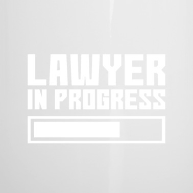 Abschluss Emaille Tasse - Lawyer In Progress für Juristen