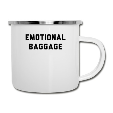 Abschluss Emaille Tasse - Emotionales Gepäck