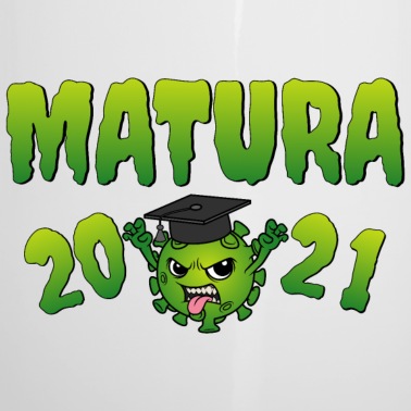 Abschluss Emaille Tasse - Matura 2021 Corona Virus