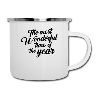 Abschluss Emaille Tasse - Die schönste Zeit des Jahres