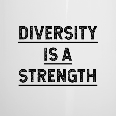 Abschluss Emaille Tasse - Vielfalt ist eine Stärke