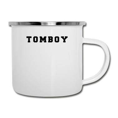 Abschluss Emaille Tasse - Tomboy Lustiger Feminismus
