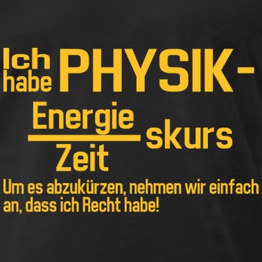 LK Abschluss T-Shirt - Physik LK Physiker Geschenkidee lustig Abschluss