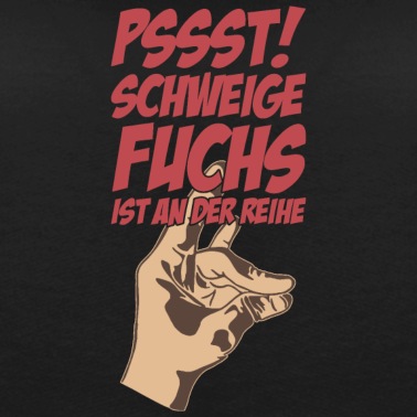 Klassenfahrt Pullover - Pssst schweige fuchs ist an der reihe Geschenk