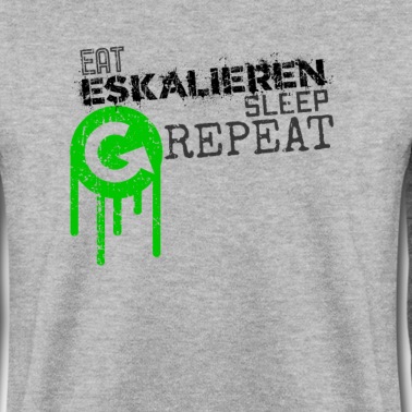 Klassenfahrt Pullover - Eat Eskalieren Sleep Repeat | Ersti-Party Student