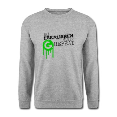 Klassenfahrt Pullover - Eat Eskalieren Sleep Repeat | Ersti-Party Student