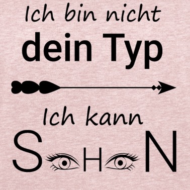 Klassenfahrt Pullover - ich bin nicht dein Typ ich kann sehen