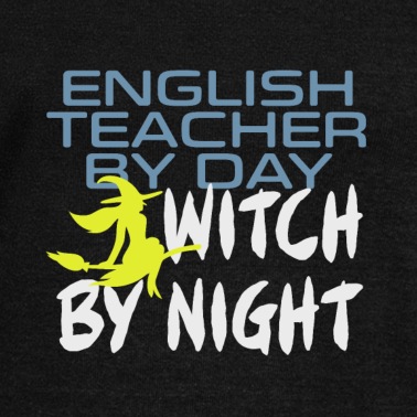 Klassenfahrt Pullover - Halloween Englischlehrer bei Tag Hexe bei Nacht Sc
