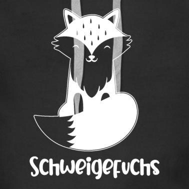 Klassenfahrt Hoodie - Fuchs Silhouette Geschenk Schweigefuchs Lehrer