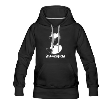 Klassenfahrt Hoodie - Fuchs Silhouette Geschenk Schweigefuchs Lehrer