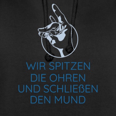 Klassenfahrt Hoodie - Wir sitzen die ohren Geschenk Schweigefuchs