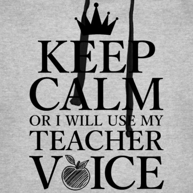 Klassenfahrt Hoodie - Keep calm oder ich nutze meine Lehrer-Stimme